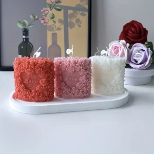 MOLDE FLORAL LOVE