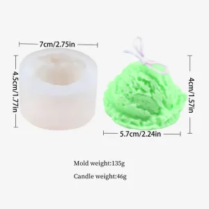 MOLDE HELADO PARA VELAS