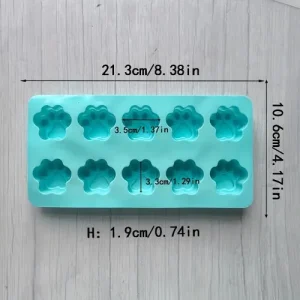 MOLDE HUELLITAS P-10 CAVIDADES